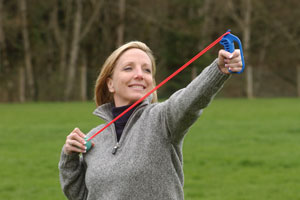 Women and Men can launch Go-Frrr Ball Farther than Throwing a Ball